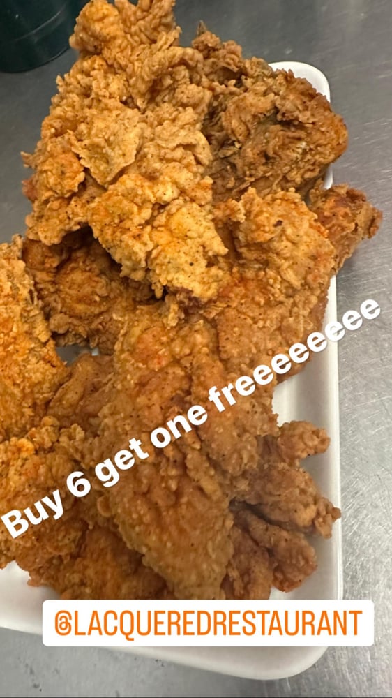 Buy 6 Fried Tenders Get 1 Free