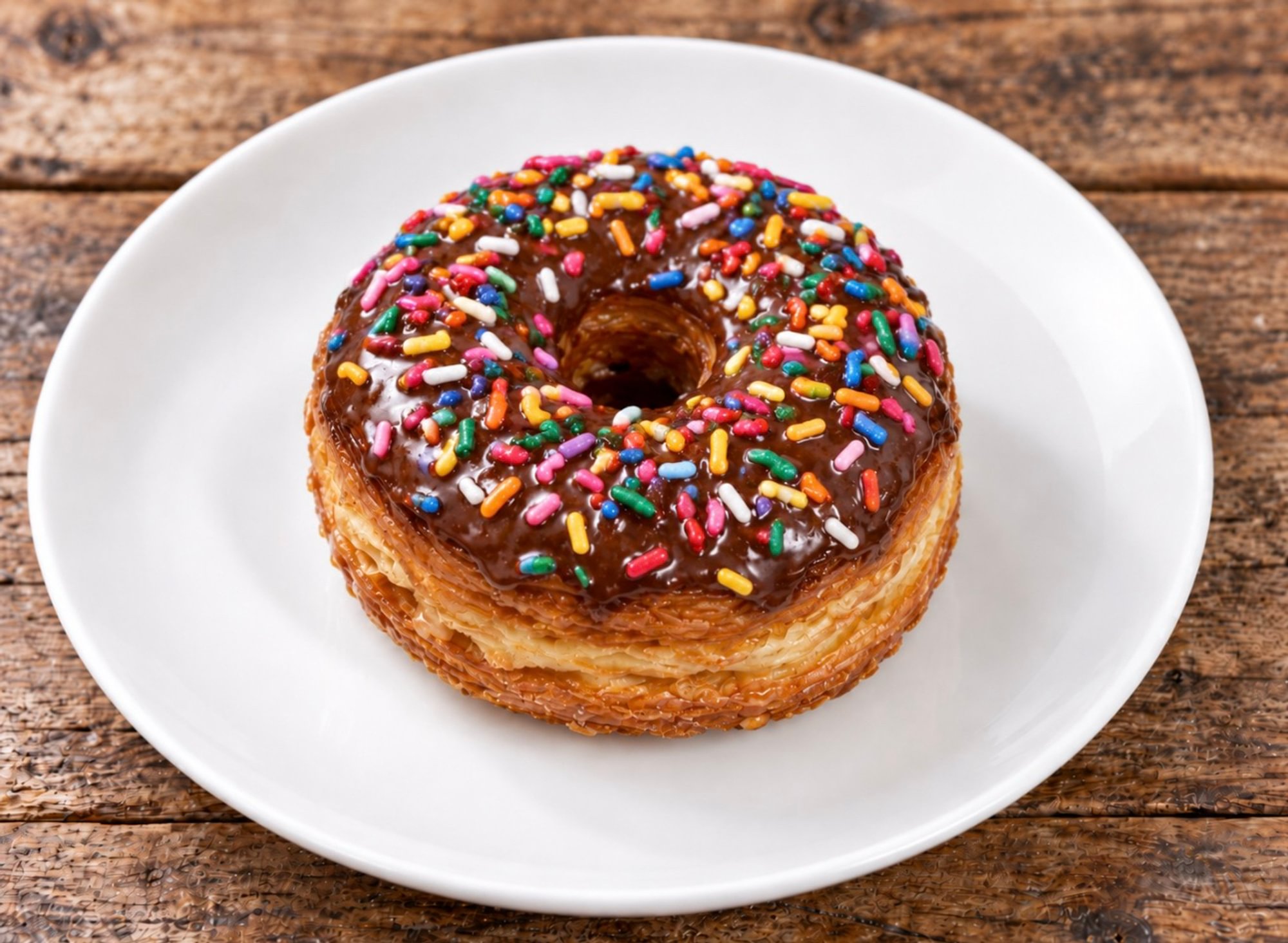 Sprinkle Chocolate Cronut