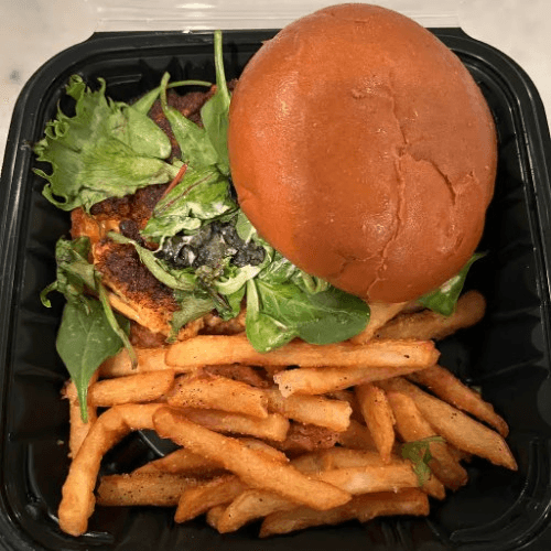 Cajun Salmon Burger