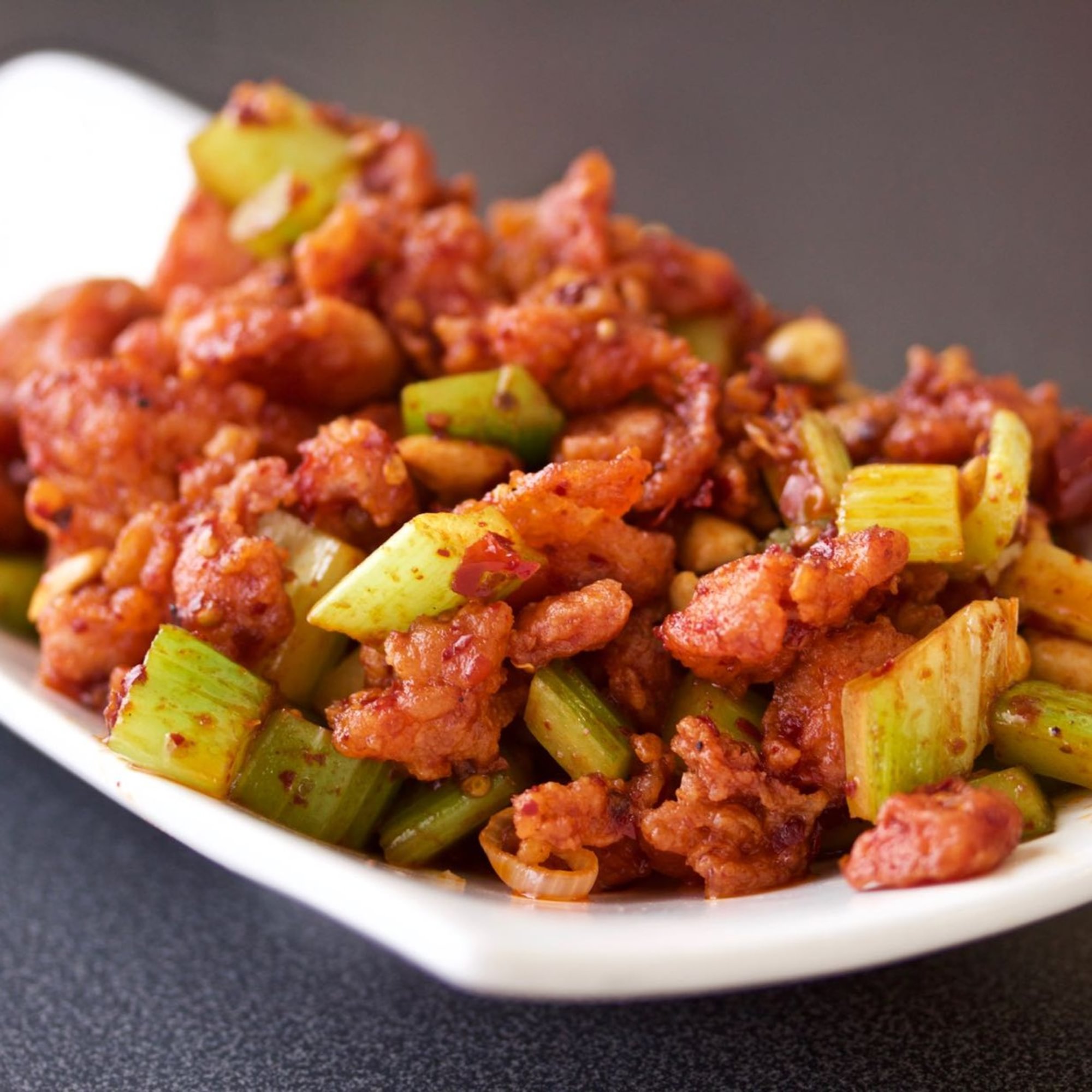 Szechuan Mala Chicken with Peanuts