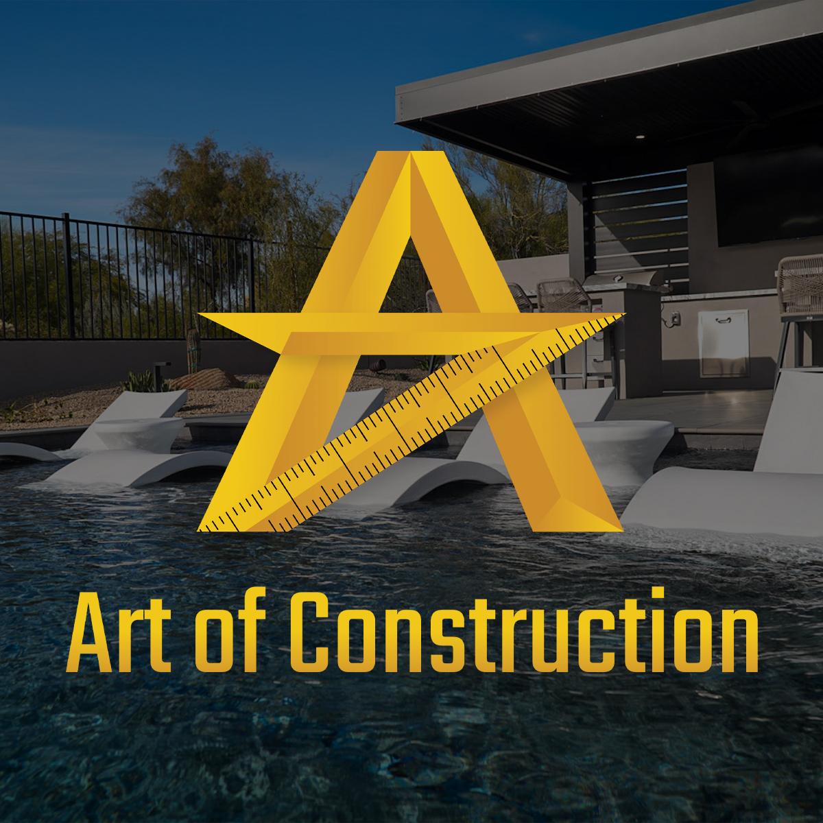 Art of Construction Custom Pools &amp; Outdoor Living Logo