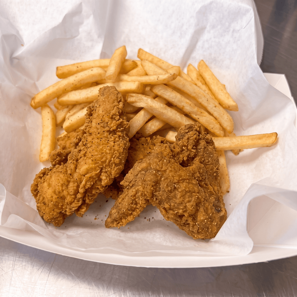 3 Wings and Fries