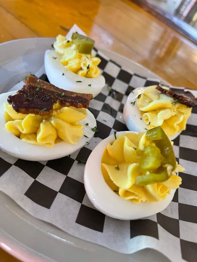 CLASSIC CREOLE DEVILED EGGS FULL