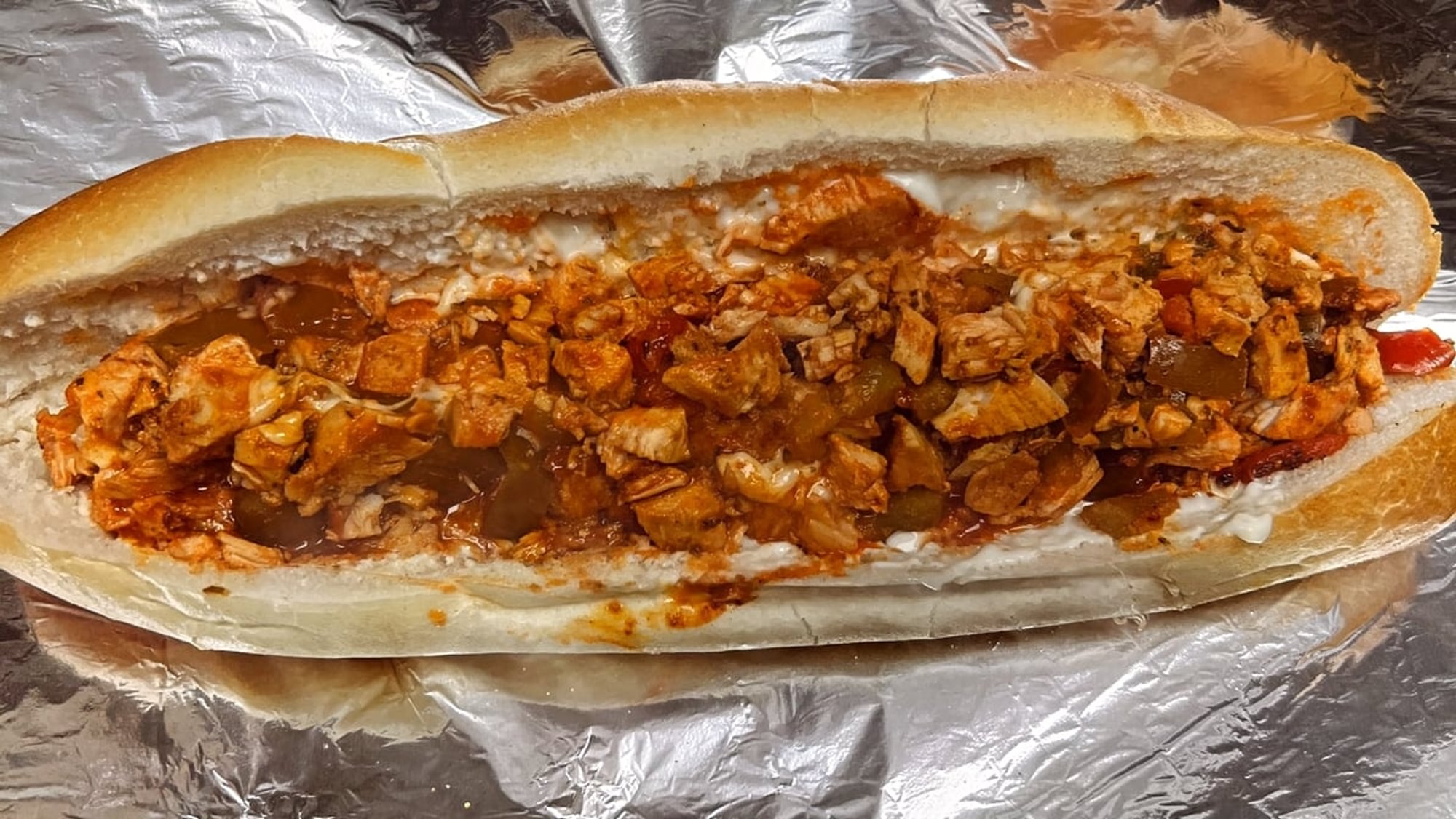 Buffalo Chicken Cheesesteak Sandwich