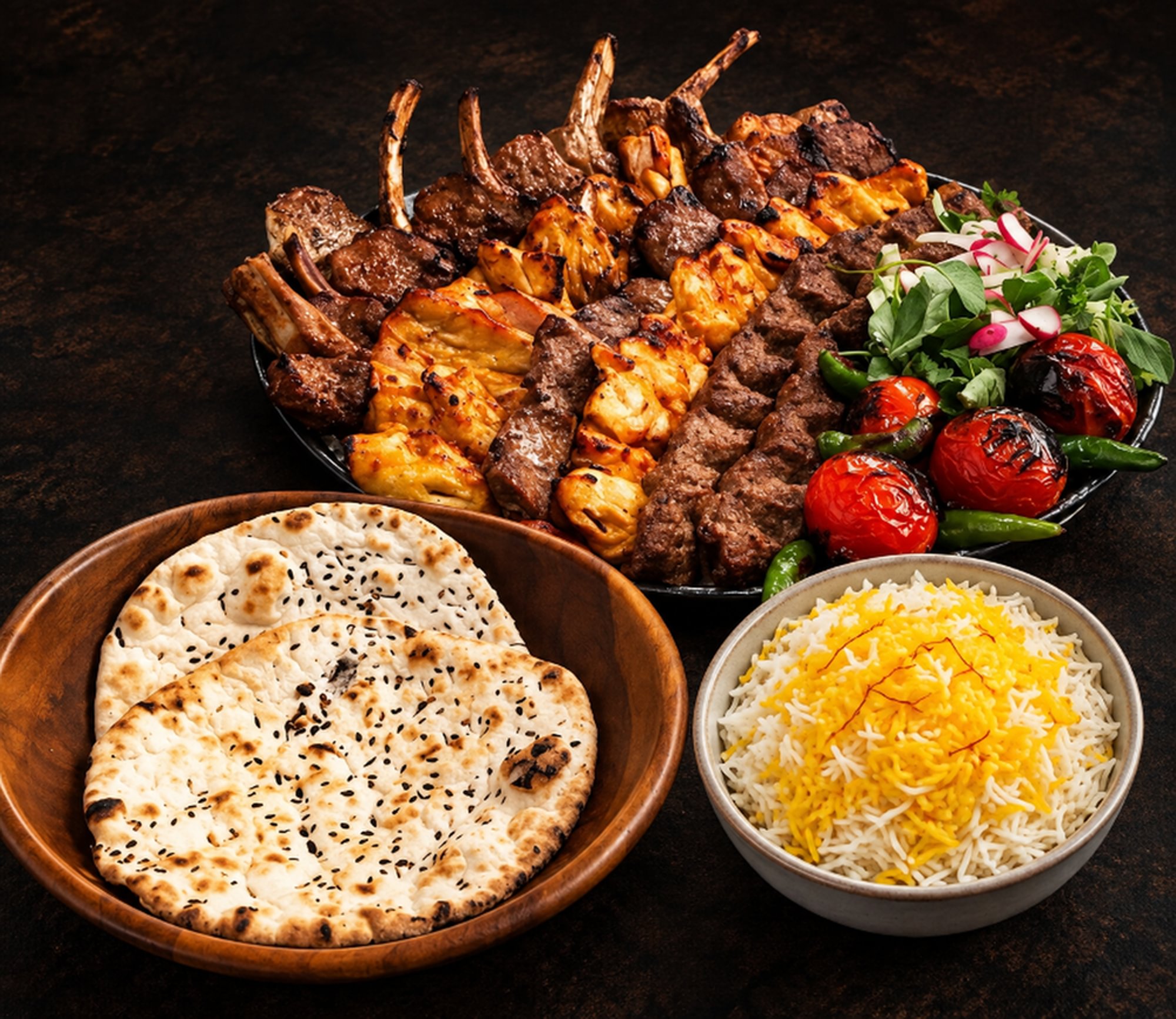 KABOB TO SHARE (Serves 2–3)