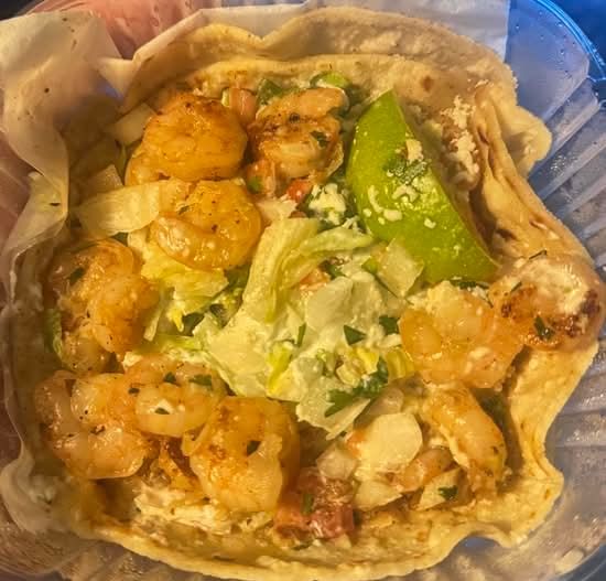 Shrimp Tacos Dorados