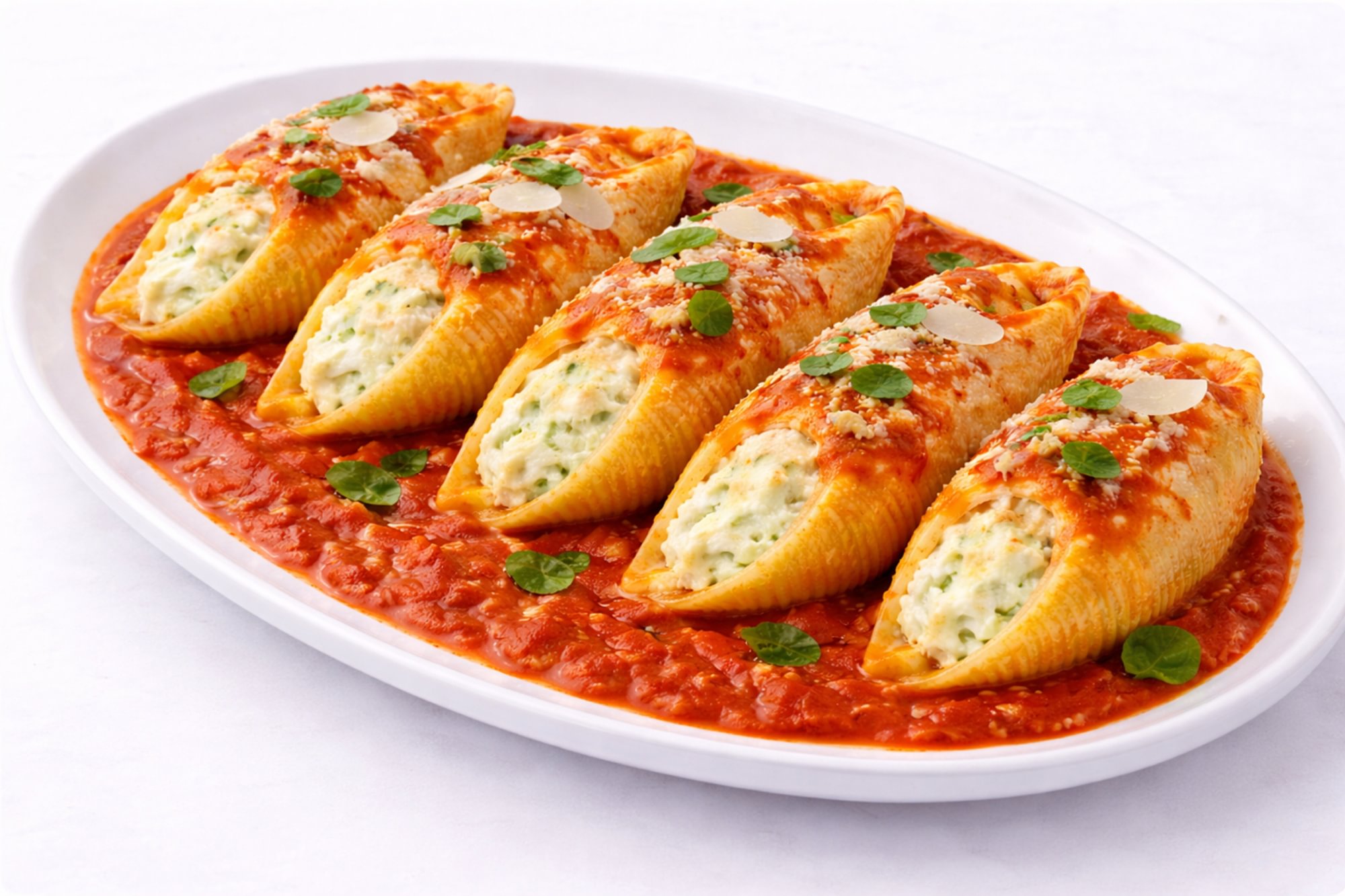 Three Cheese Stuffed Shells