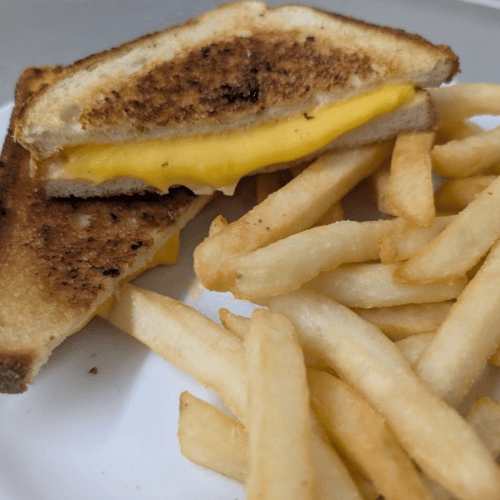Grilled Cheese Pulled Pork Sandwich