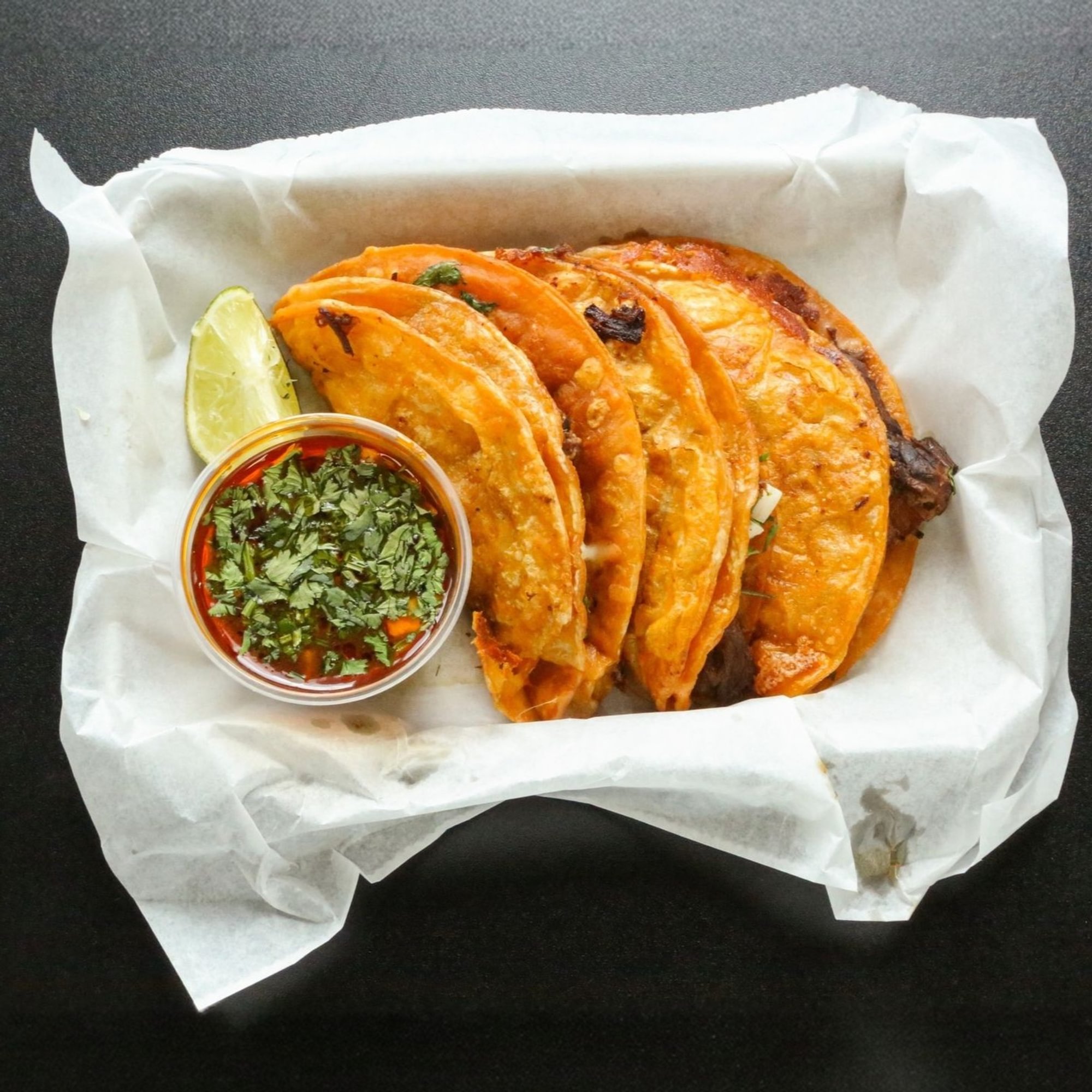 Birria Dipping Tacos