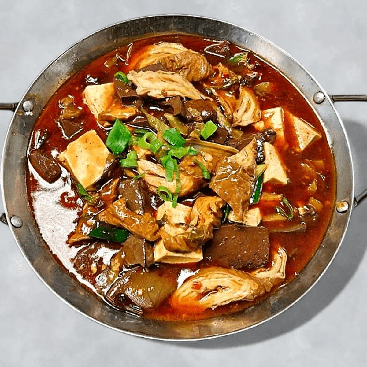 Pork Intestine & Blood in Chili Soup 五更肠旺