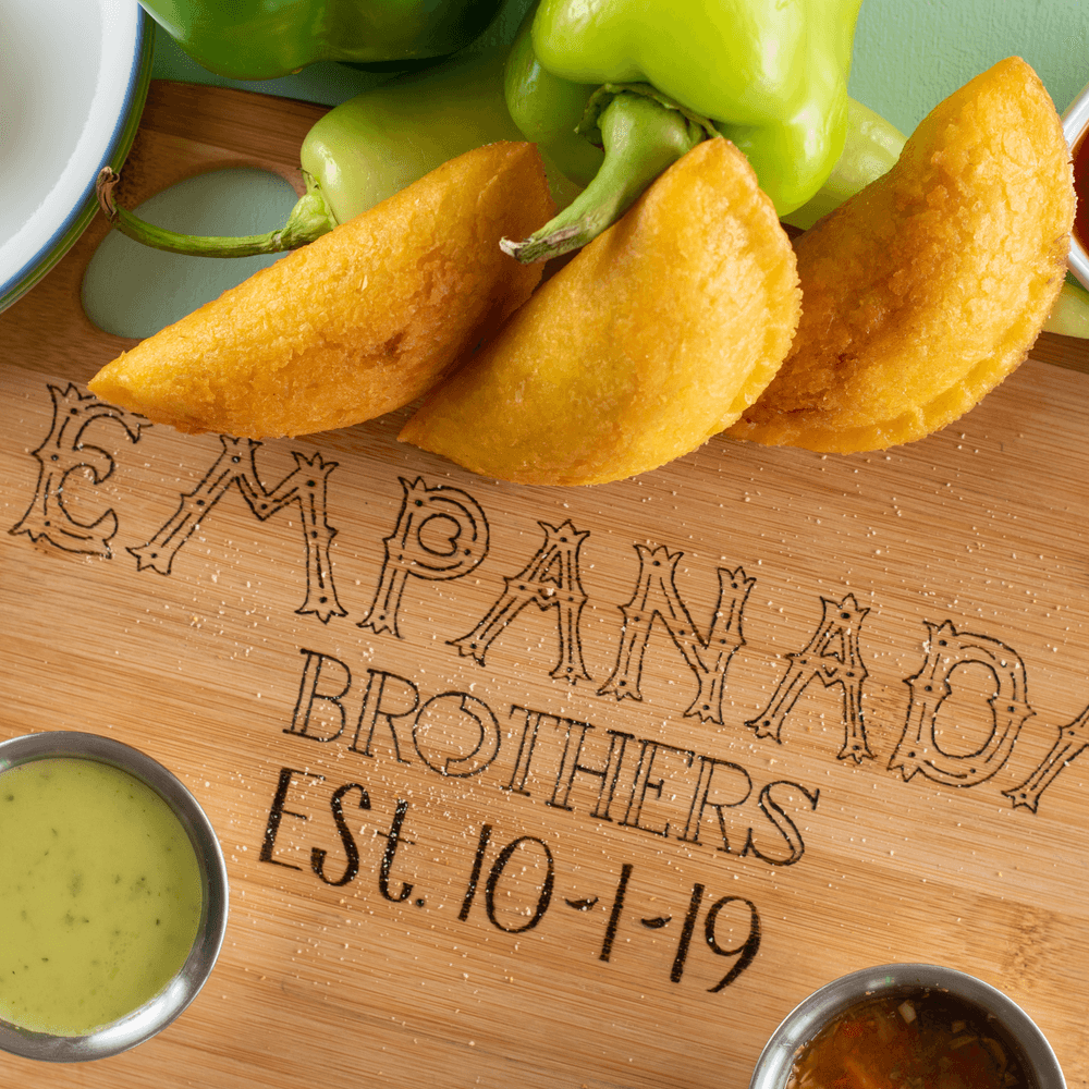 Mushrooms & Yellow Rice Empanada (Vegan)