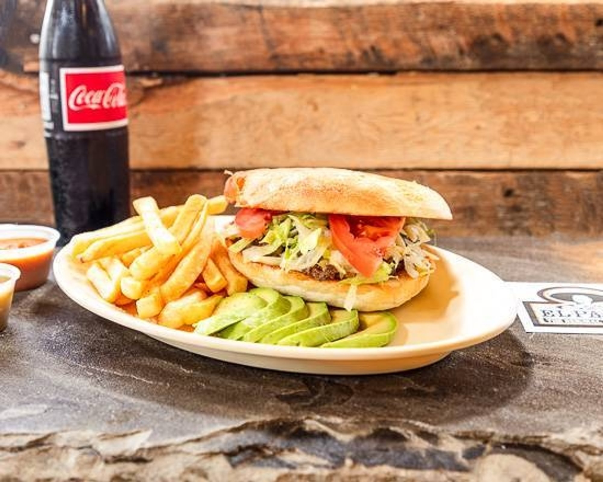 Torta Combo, Fries & Avocado