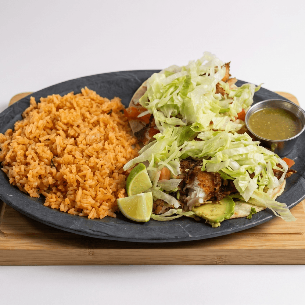 Fish or Shrimp Tacos Platter
