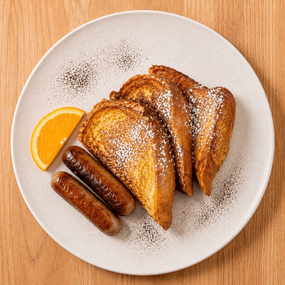 2 French Toast & Meat