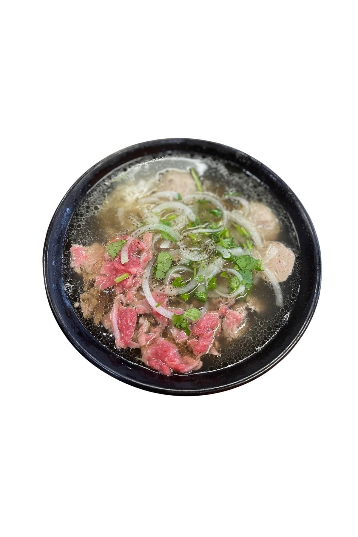 Beef Pho W/ Meatballs- Pho Tai, Gau & Bo Vien