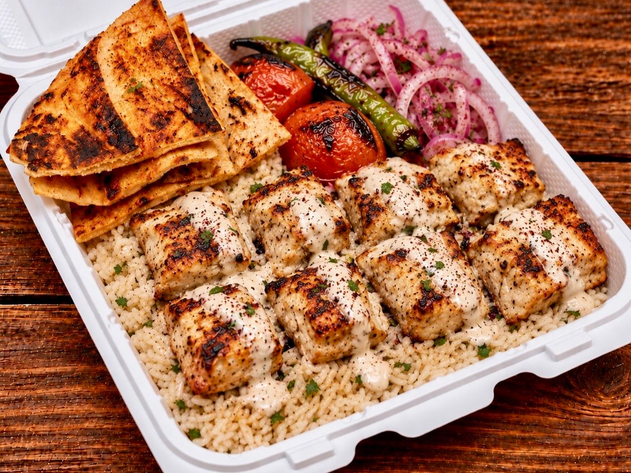 Shish Tawook Platter (2 Skewers)