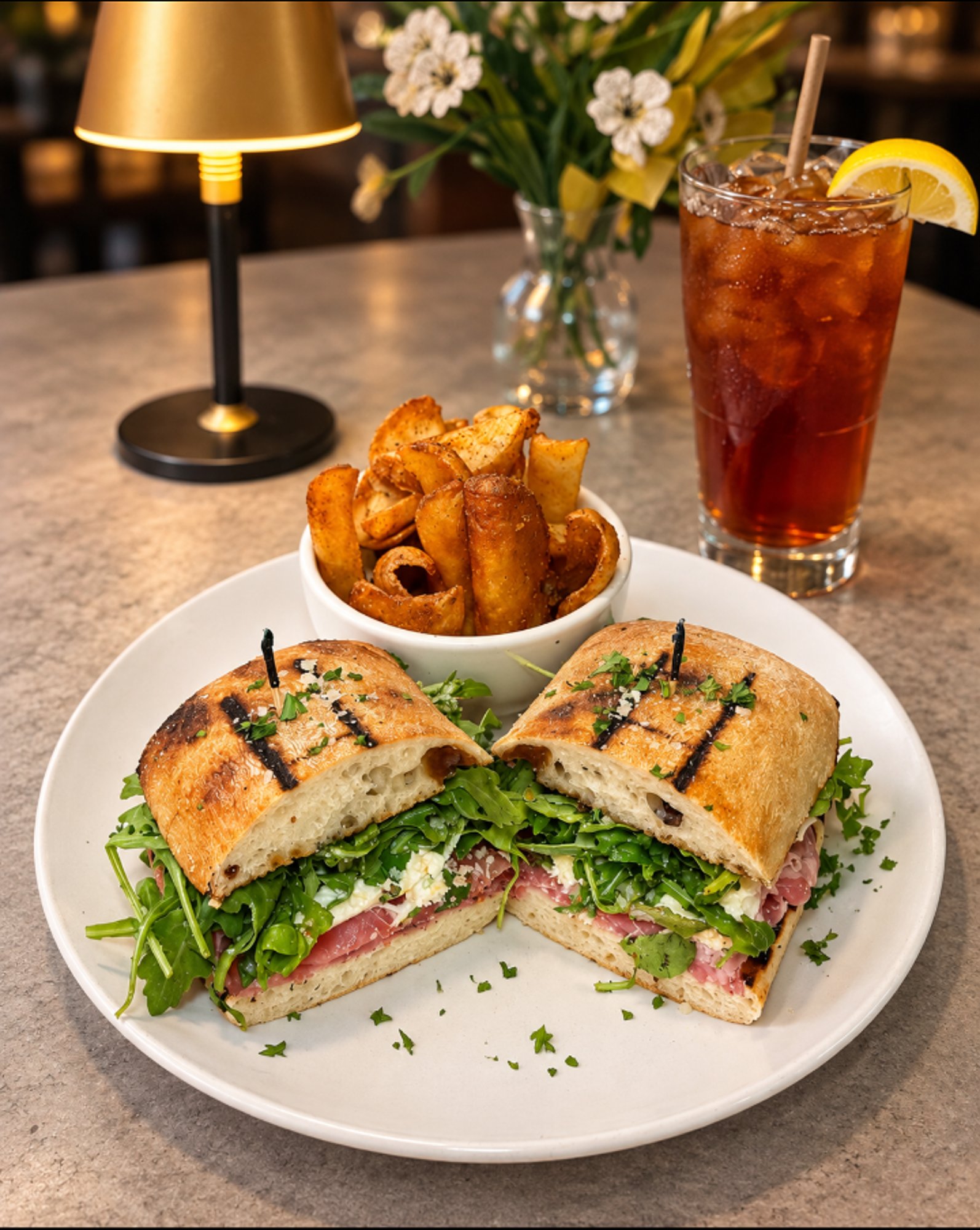 Burrata & Prosciutto Sandwich
