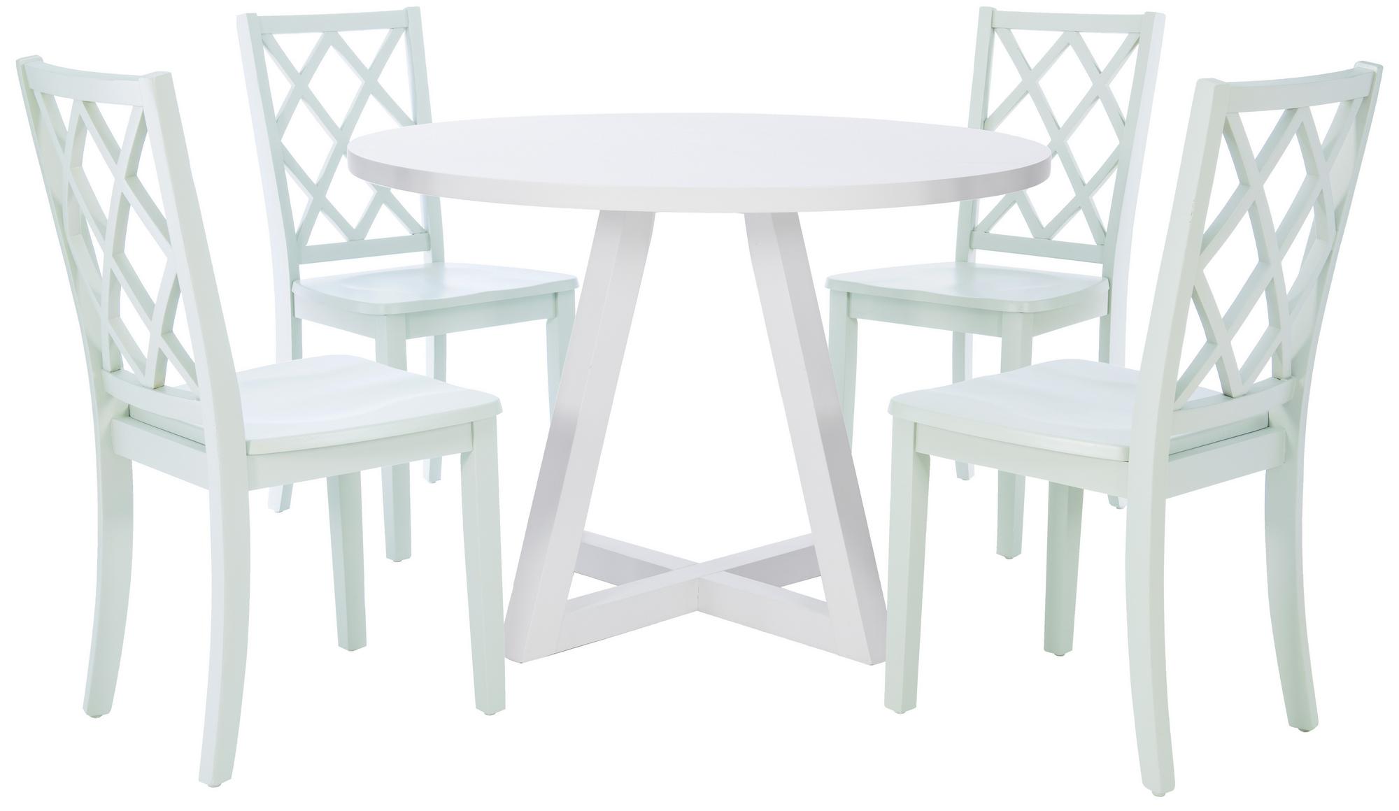 5-Piece Maui Mint Round Table Dining Set