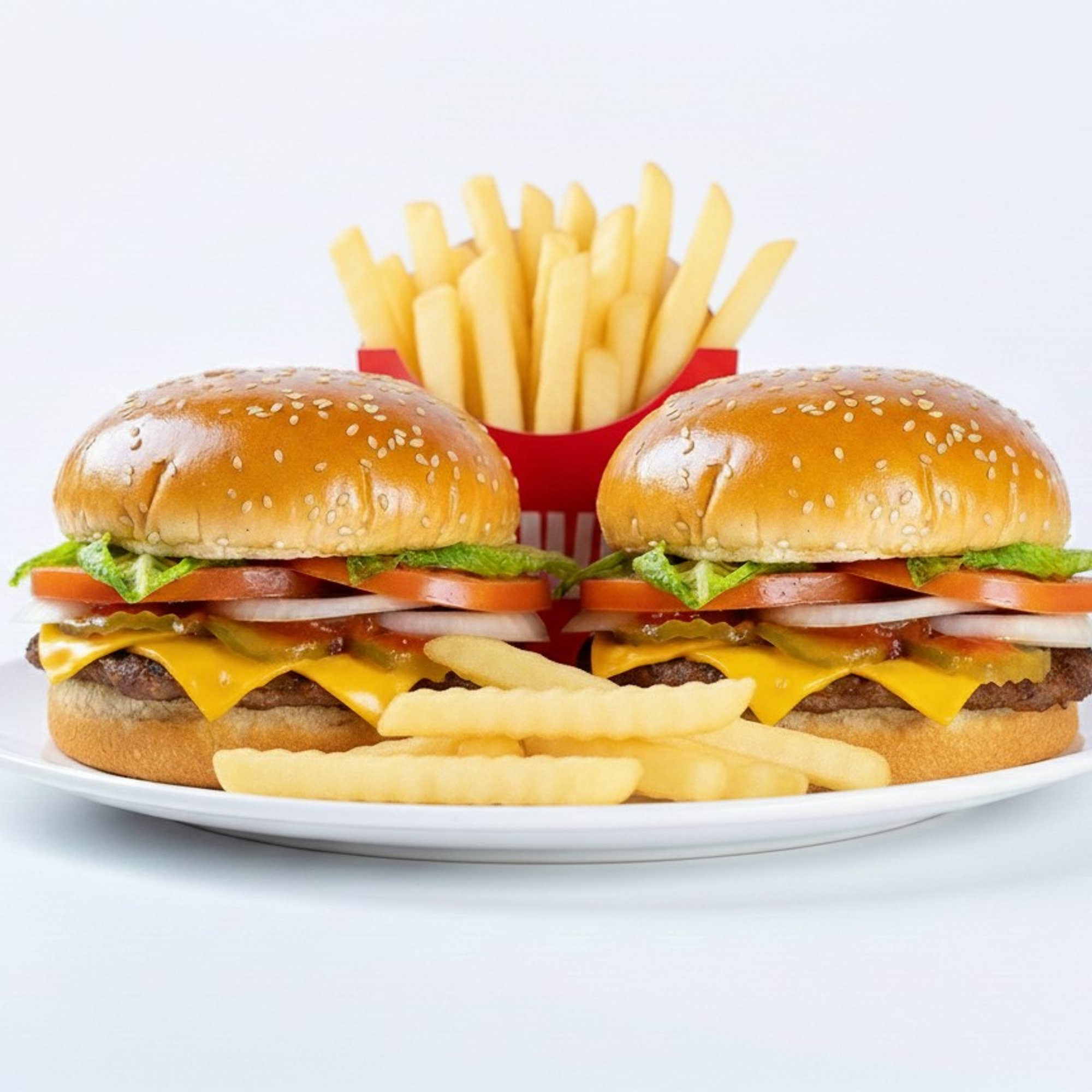 2 Cheeseburger Meal Special