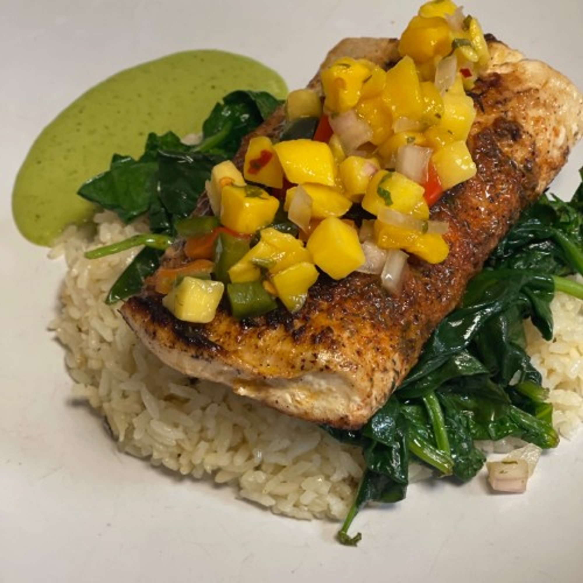 Caribbean Seared Mahi