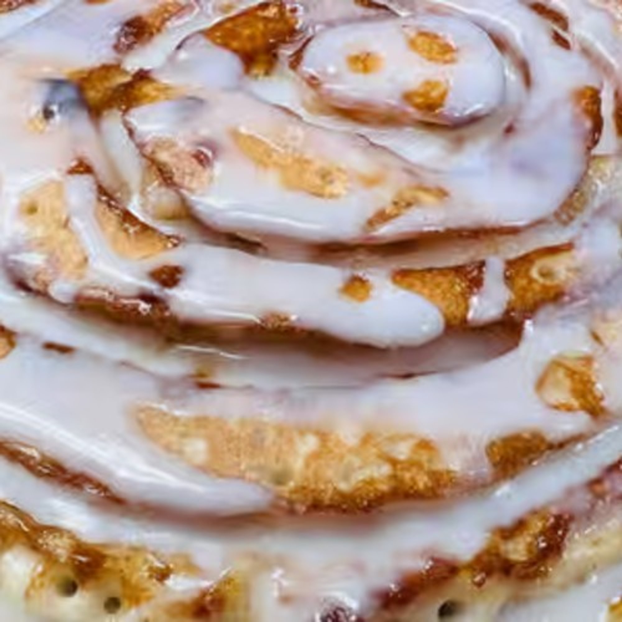 Cinnamon Roll Pancakes Platter