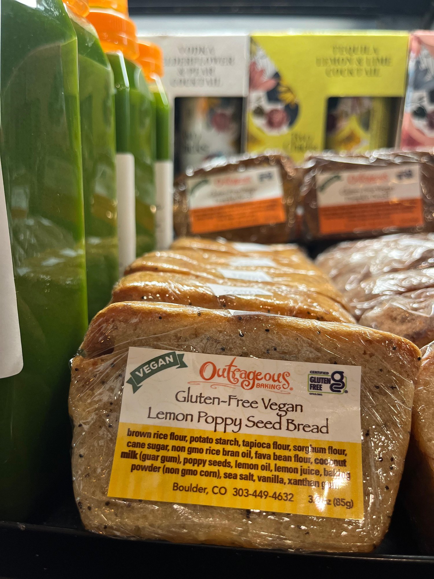 Outrageous GF Lemon Poppy Seed Bread