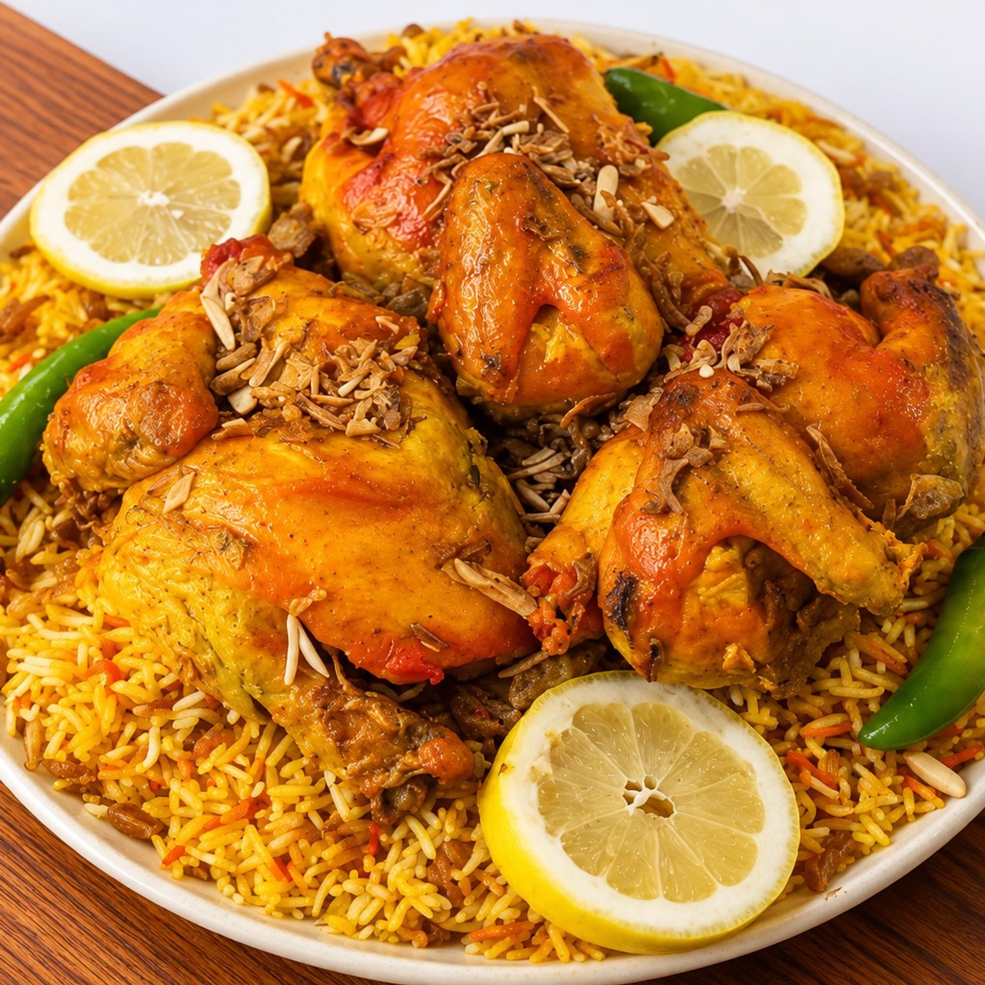 3 Chicken Halves Mandi