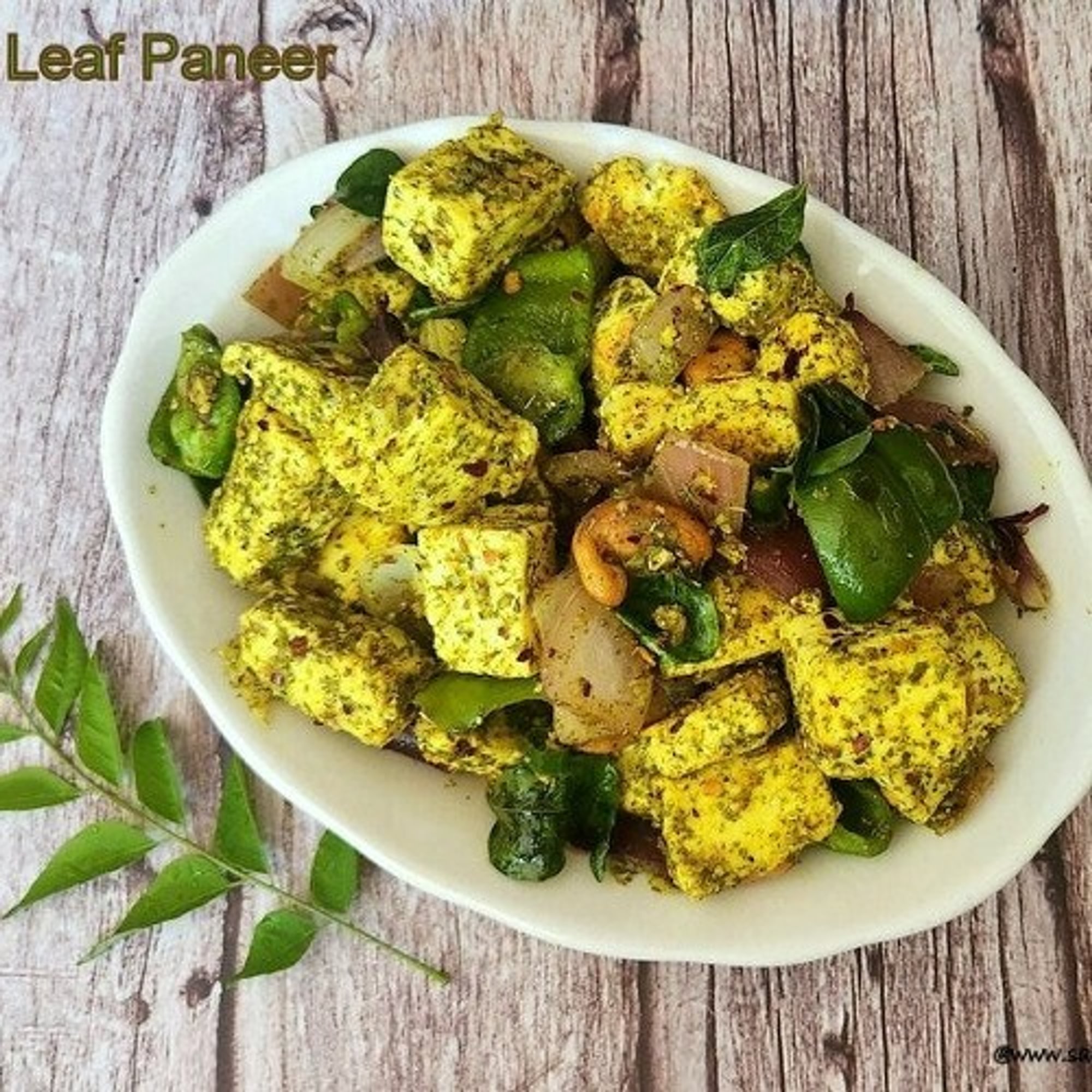 Karivepaku Podi Paneer