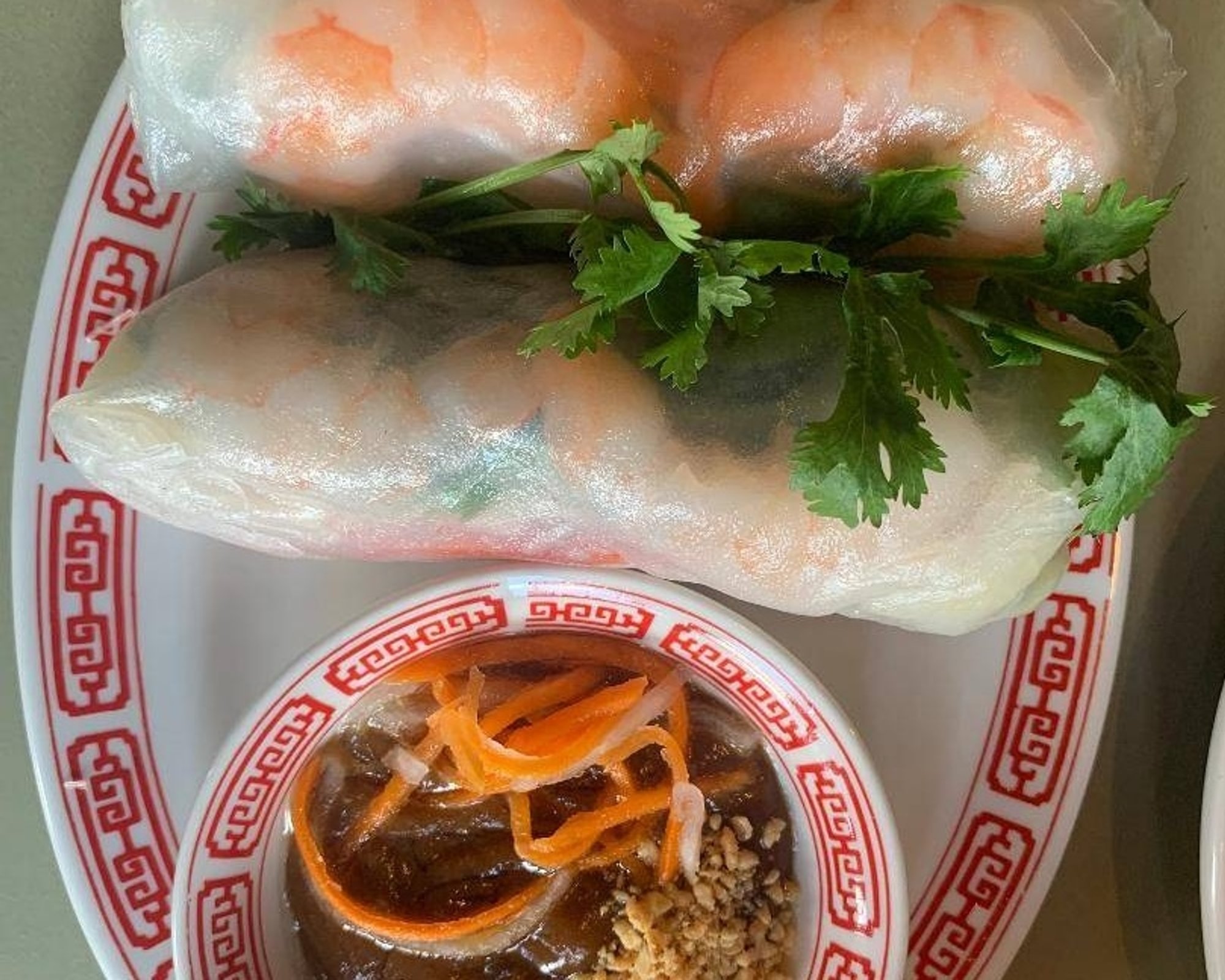 A1. Pork and Shrimp Spring Rolls (2 pcs)