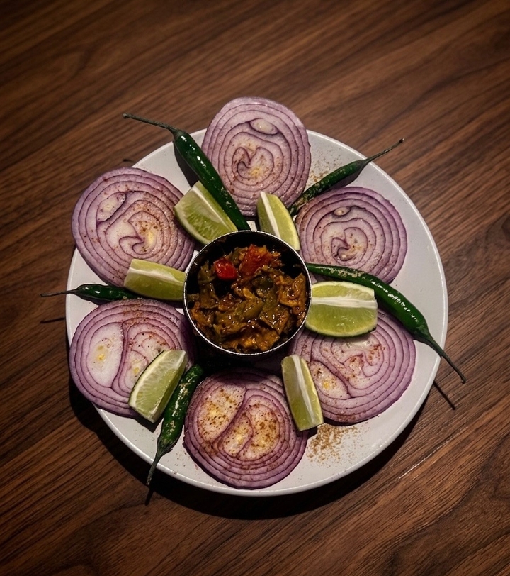Side of Onion Chilly Pickle