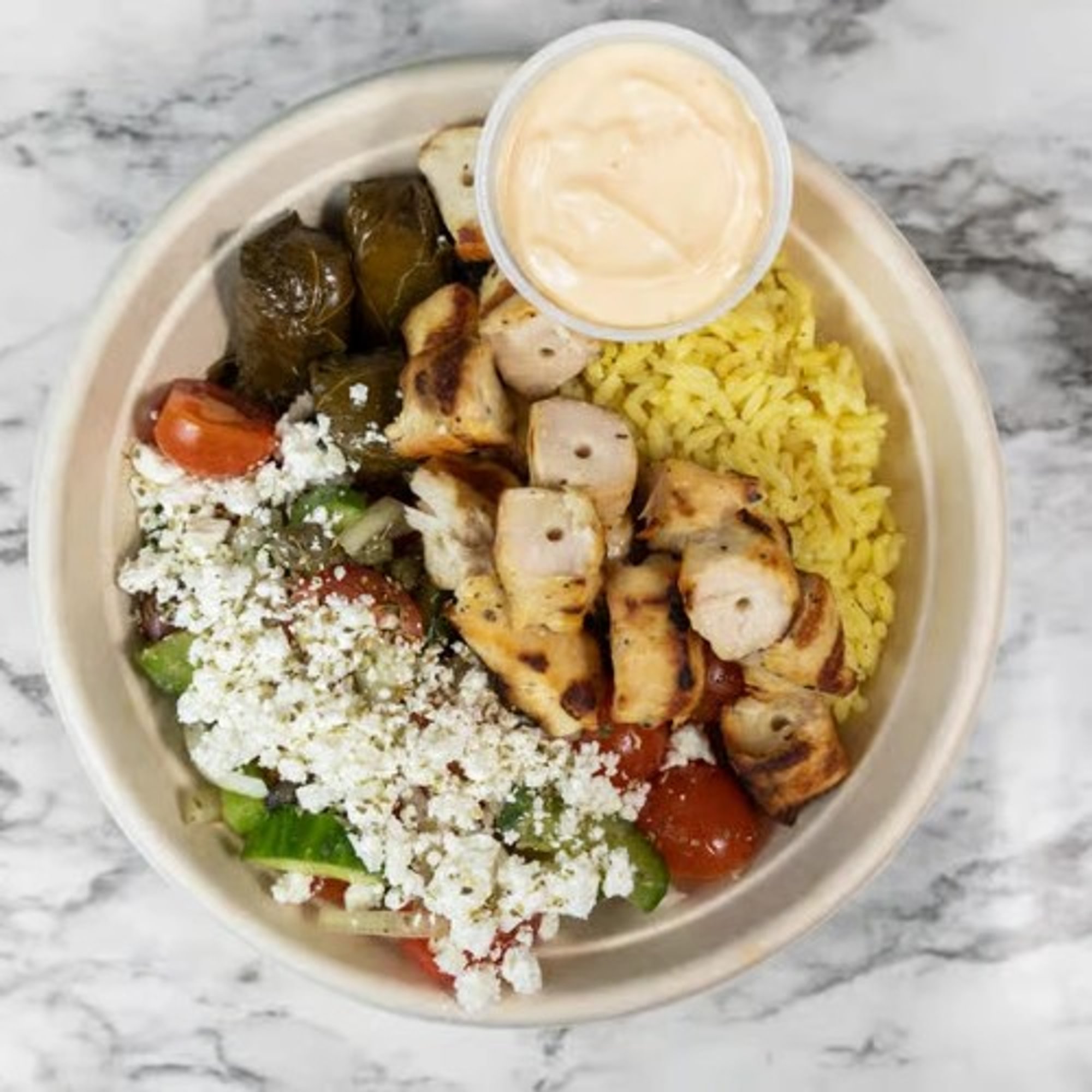 Chicken Souvlaki Bowl