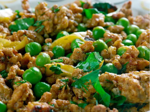 Hyderabadi Keema Matar