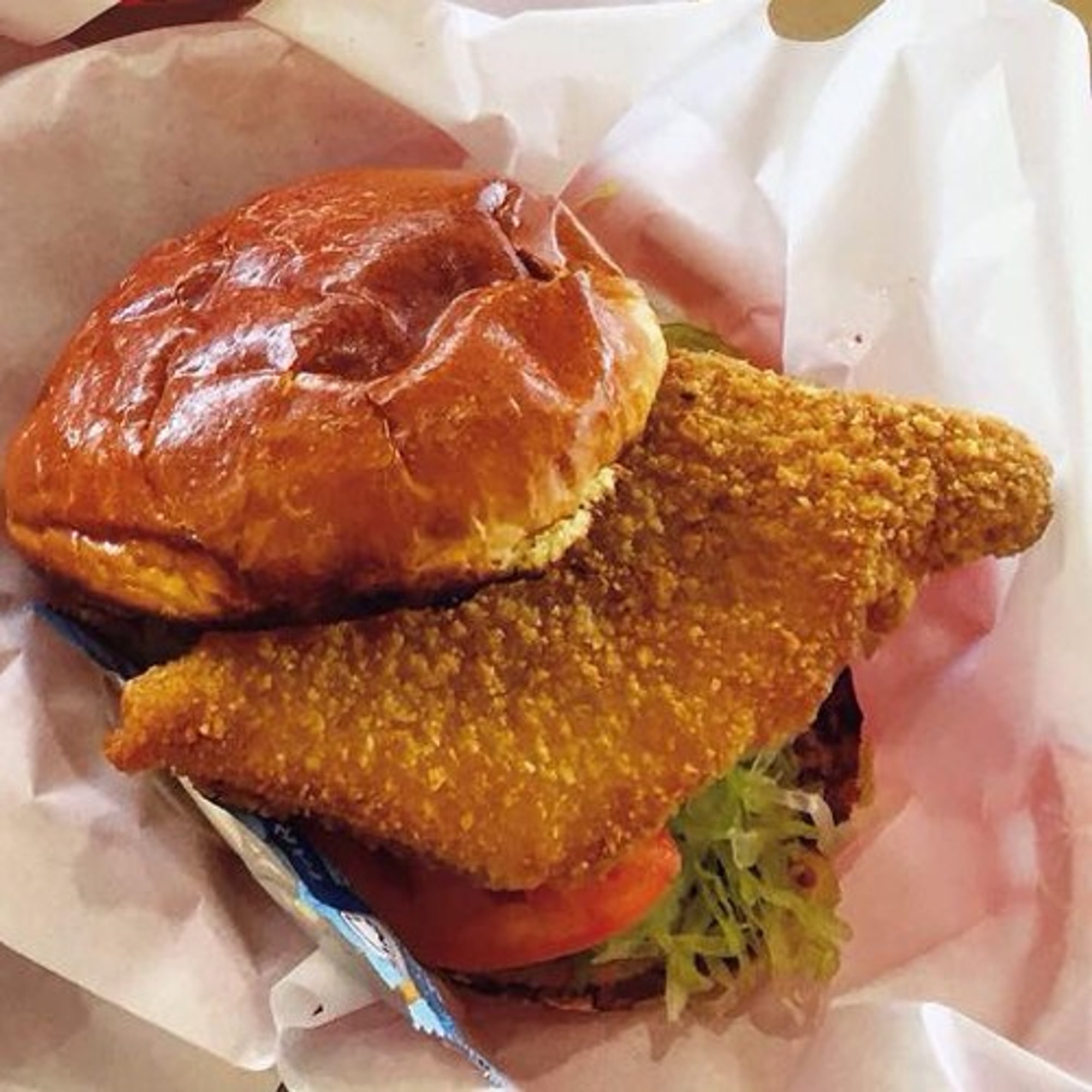 Perch Fillet Sandwich