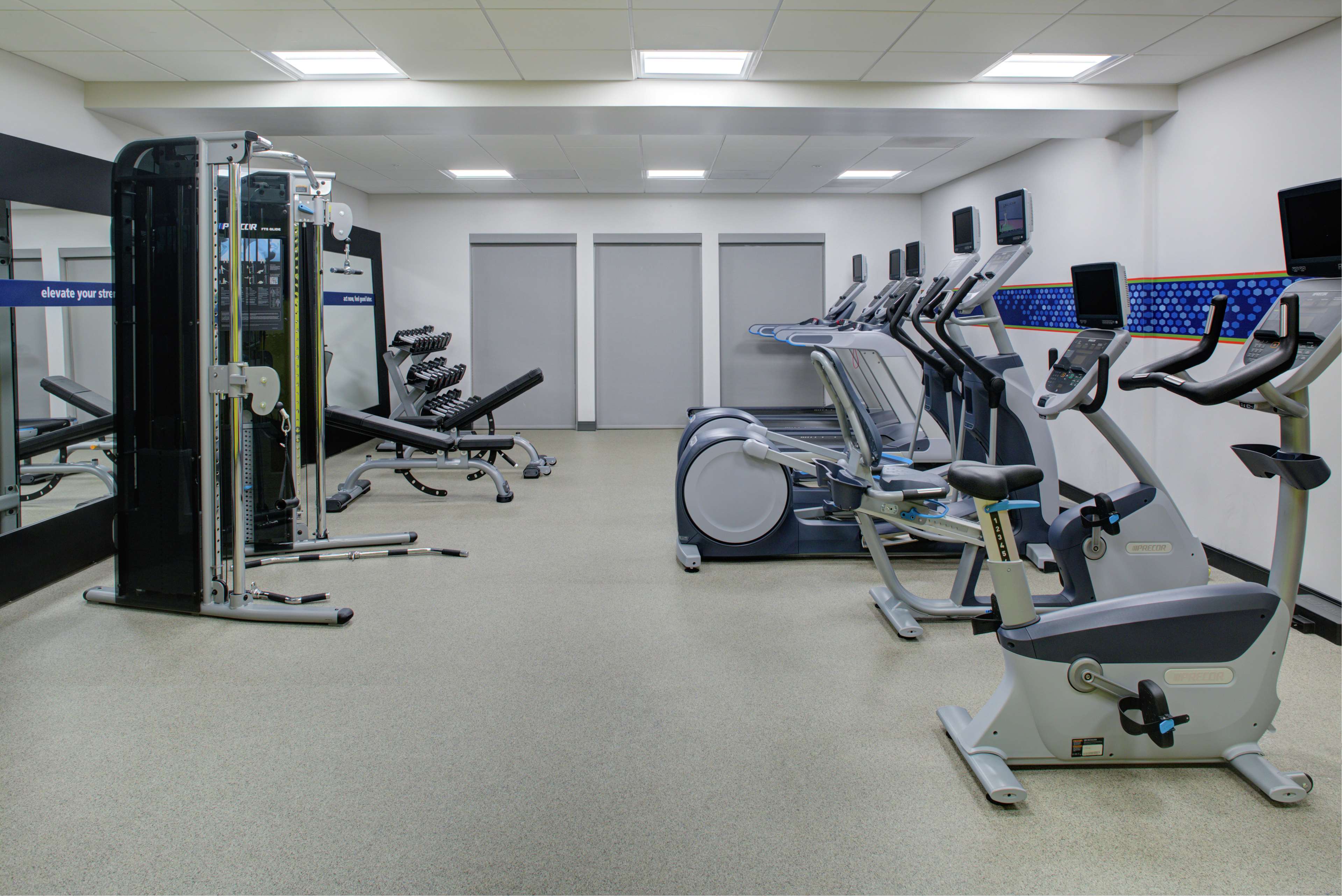Health club  fitness center  gym