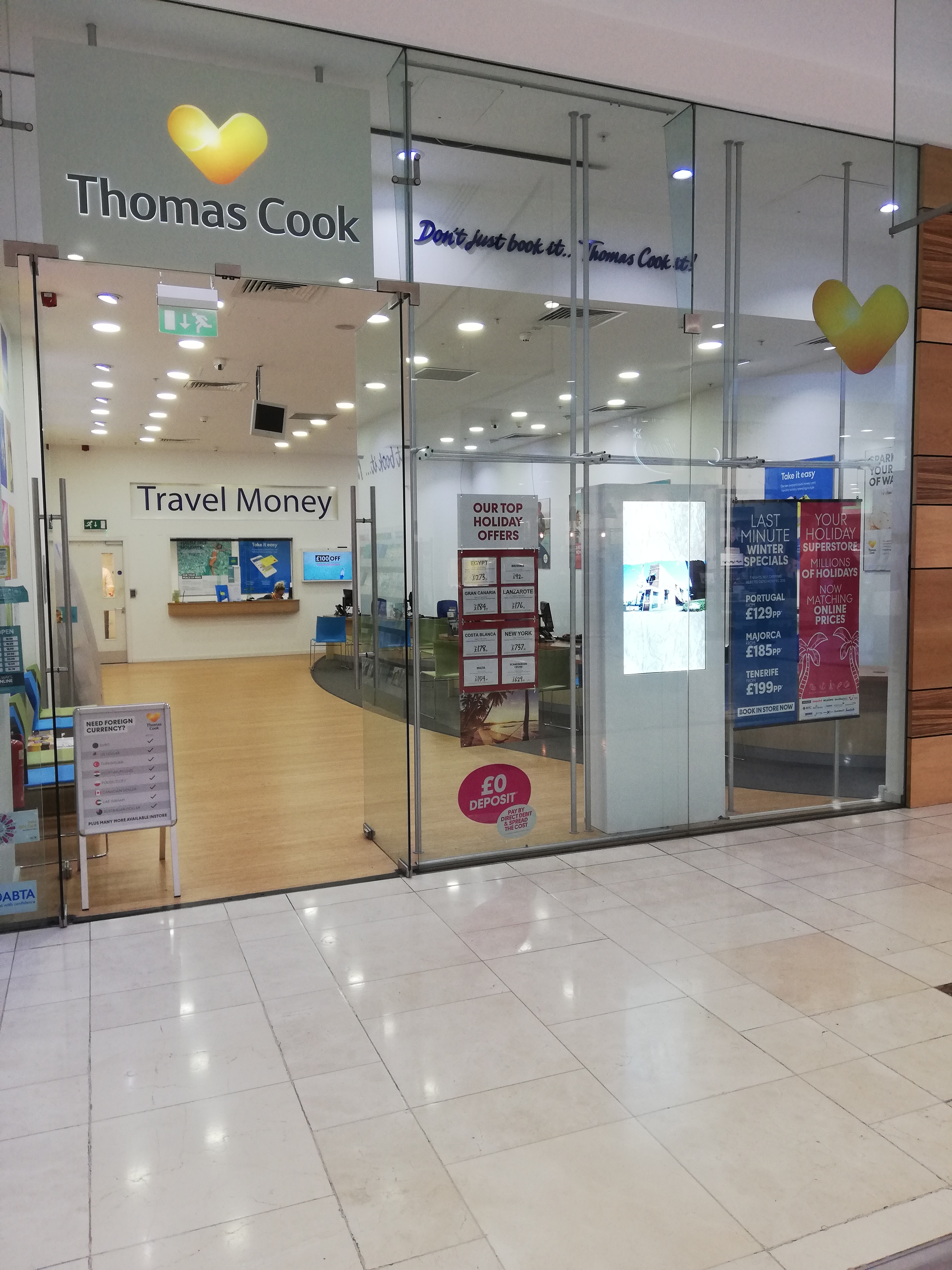 Images Thomas Cook Travel Store