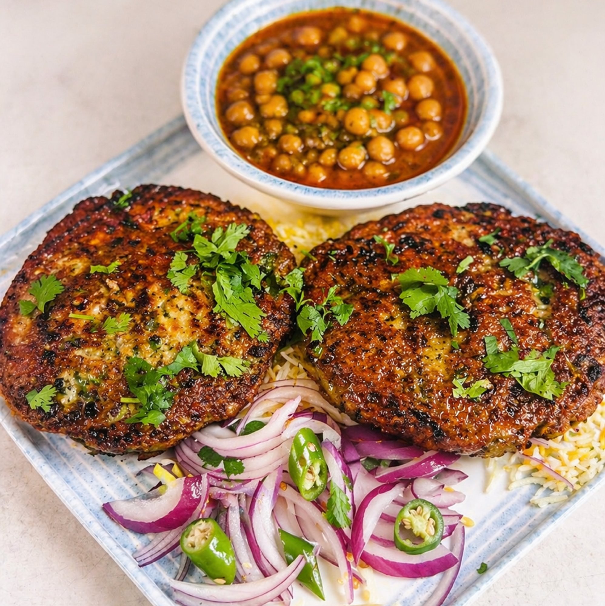Chicken Chapli Kabab