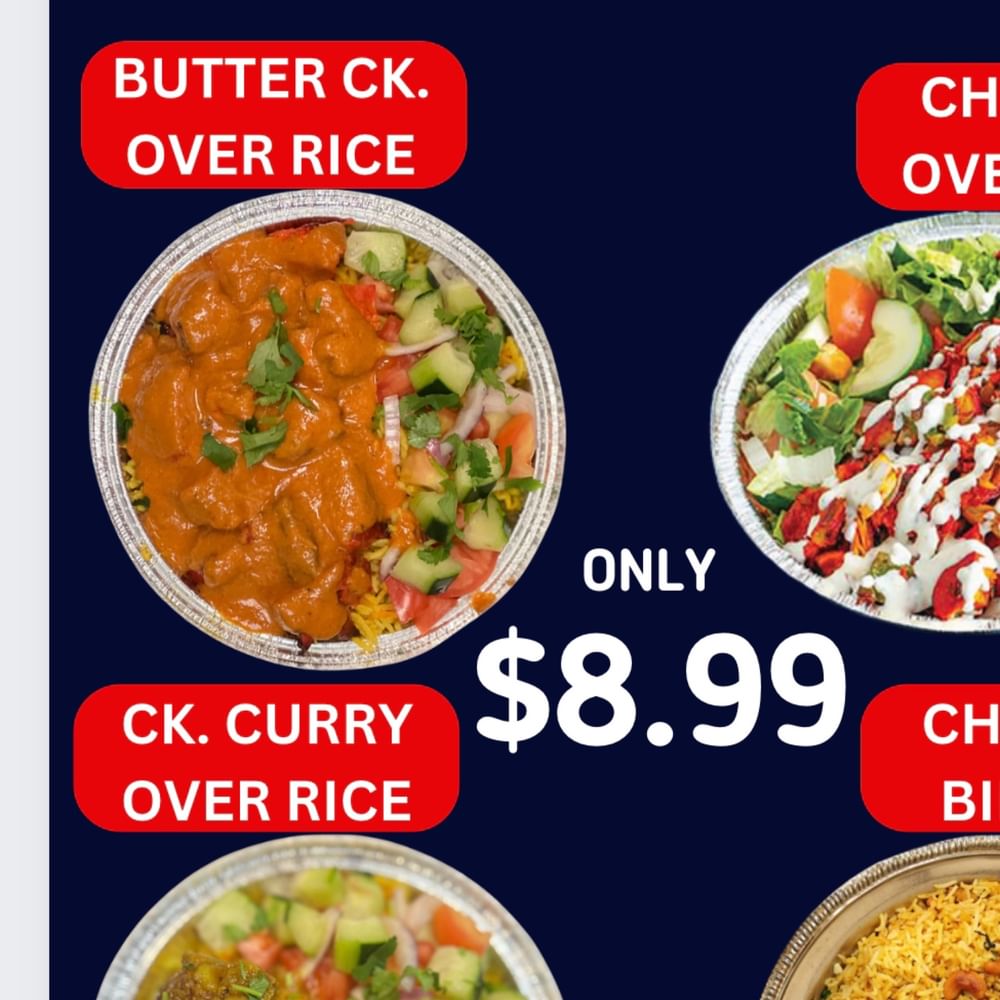 Butter Chicken over Rice