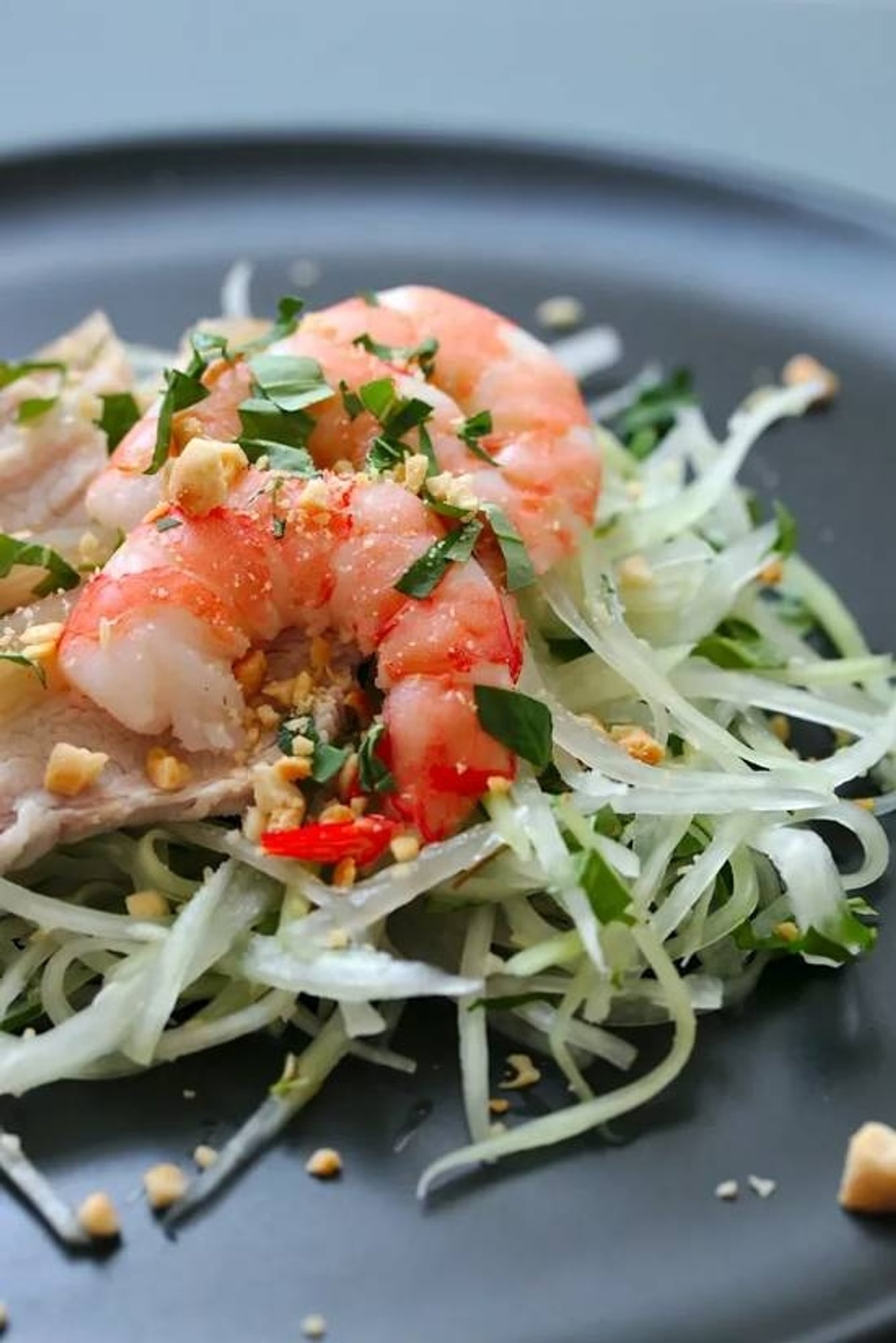 PAPAYA SALAD WITH SHRIMP (4)