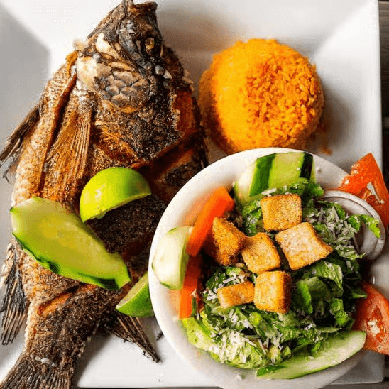 107. Whole Fried Fish