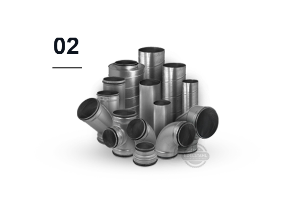 Round Duct Systems – Ducts and Fittings Made of Stainless Steel