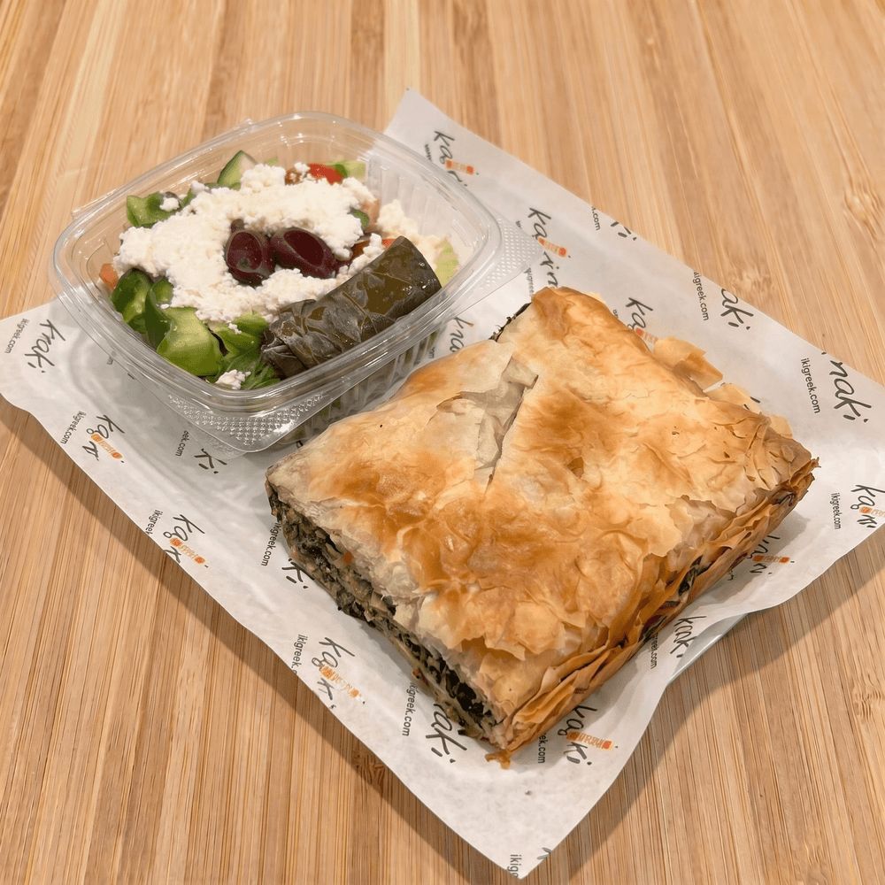 Spanakopita with Mini Greek Salad Special