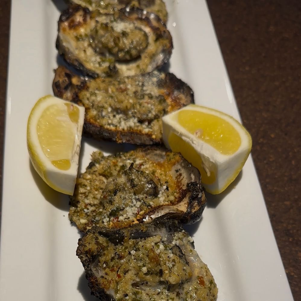 Charbroiled oysters 1/2 Dozen