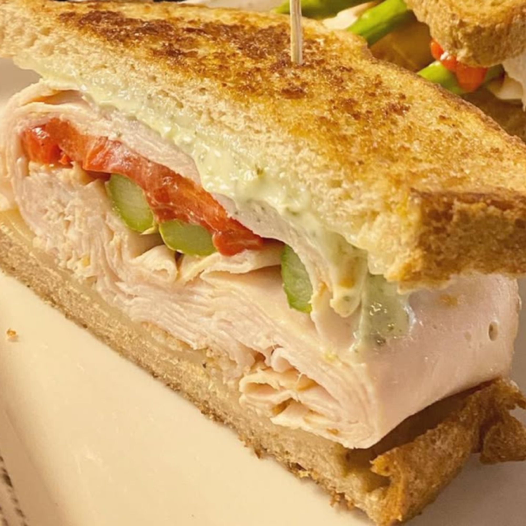 Sliced Chicken Sandwich