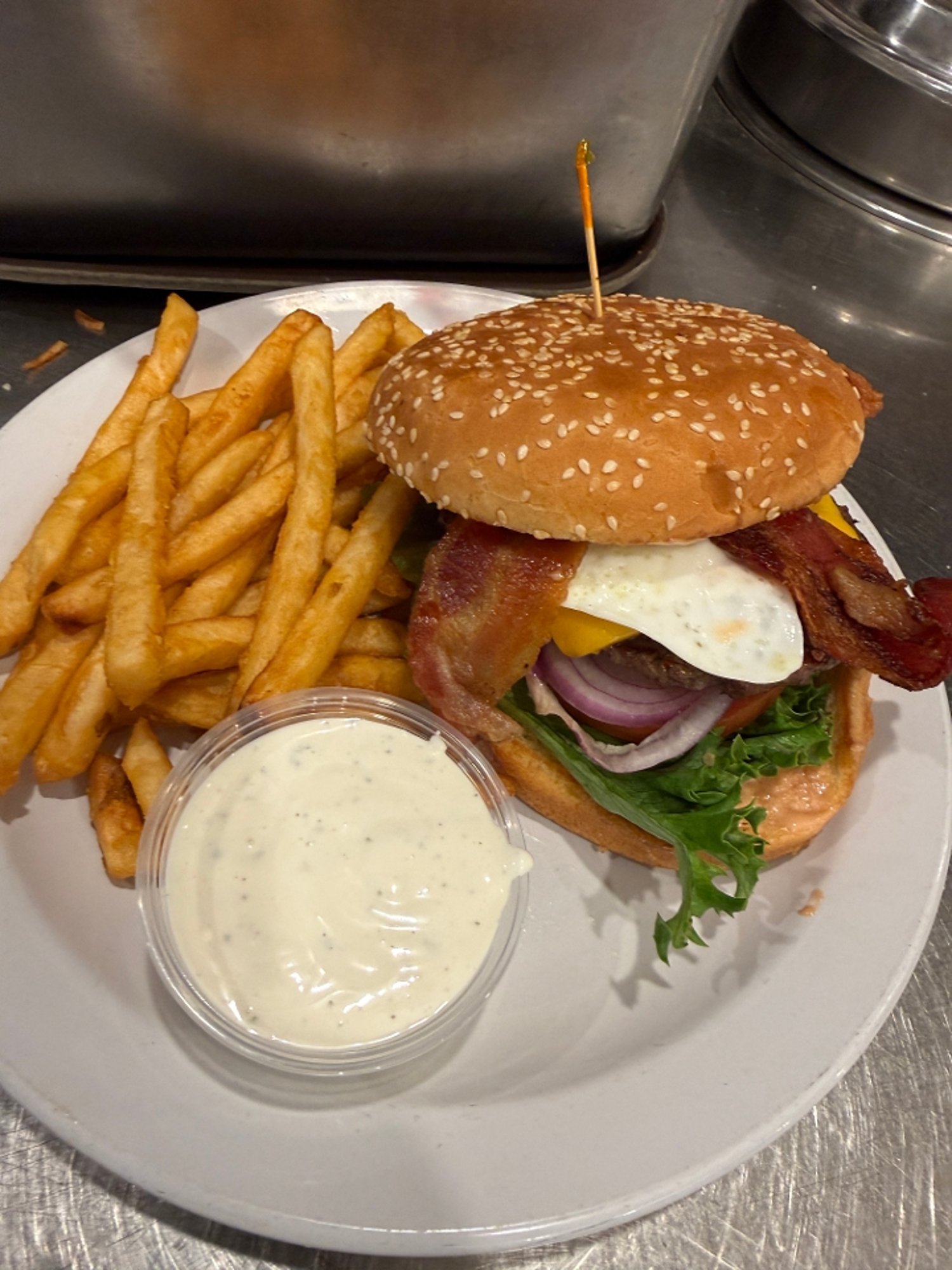 Egg & Bacon Cheeseburger