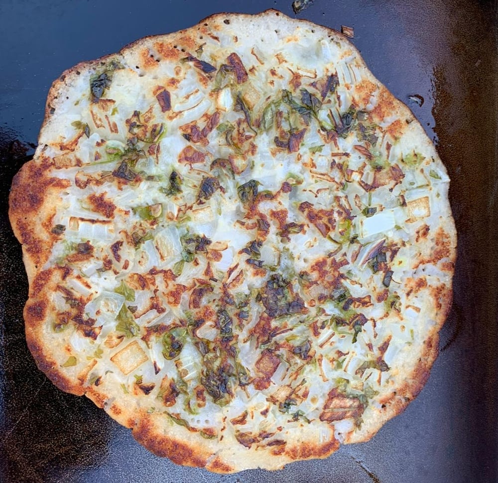 Vegan Onion Dosa