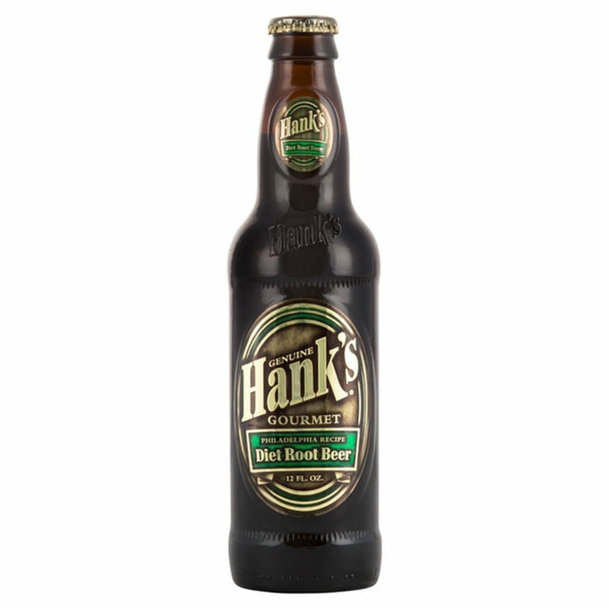 12oz Bottle Hanks Diet Root Beer