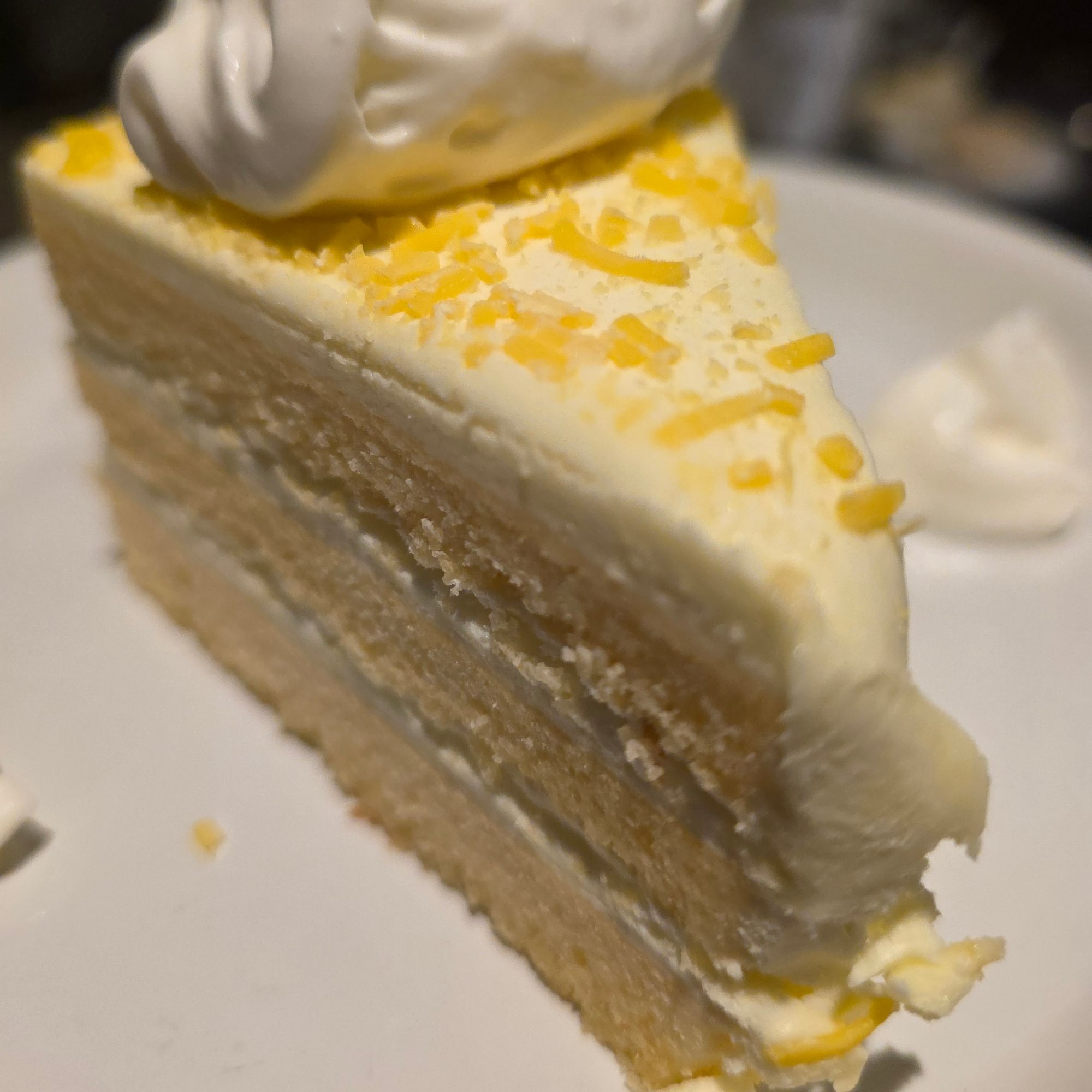 Lemon Cream Layer Cake