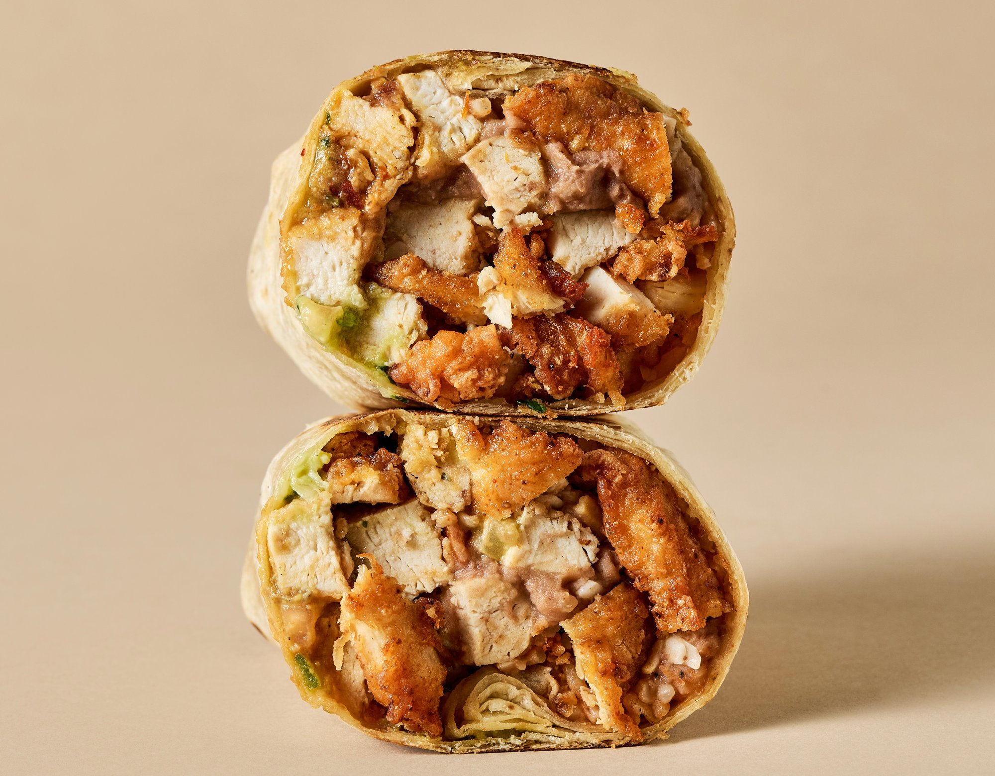 Fried Chicken Burrito