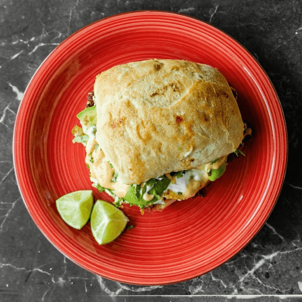 Breakfast Torta" Build Your Own"