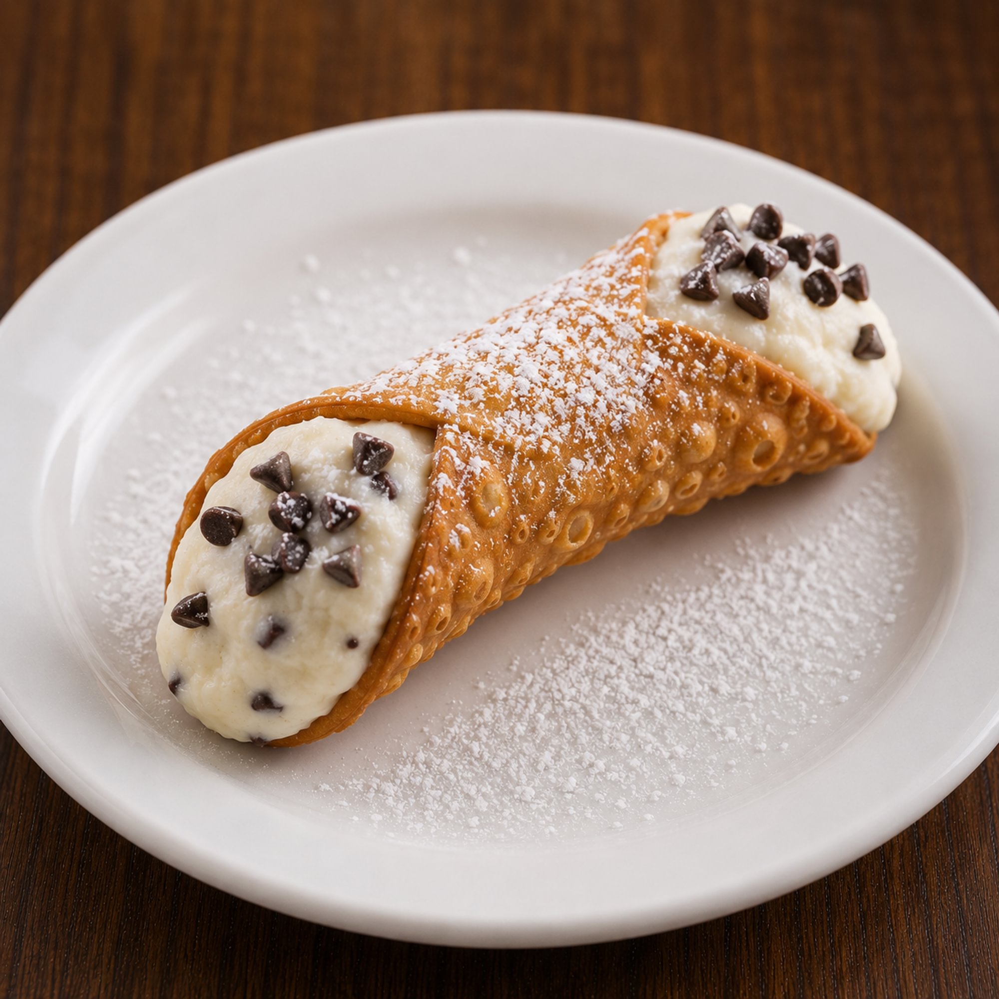 Cannoli with Chocolate Chips